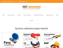 Tablet Screenshot of abcmocowan.pl